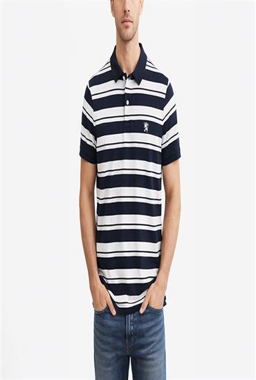 POLO-Snow White X Signature Navy